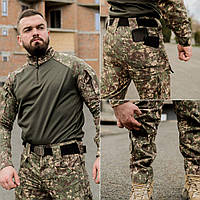 Тактичний костюм літній 2 в 1 (Рубашка Ubacs(Убакс) + штани Apex з 13 кишенями) Хижак GRIFON