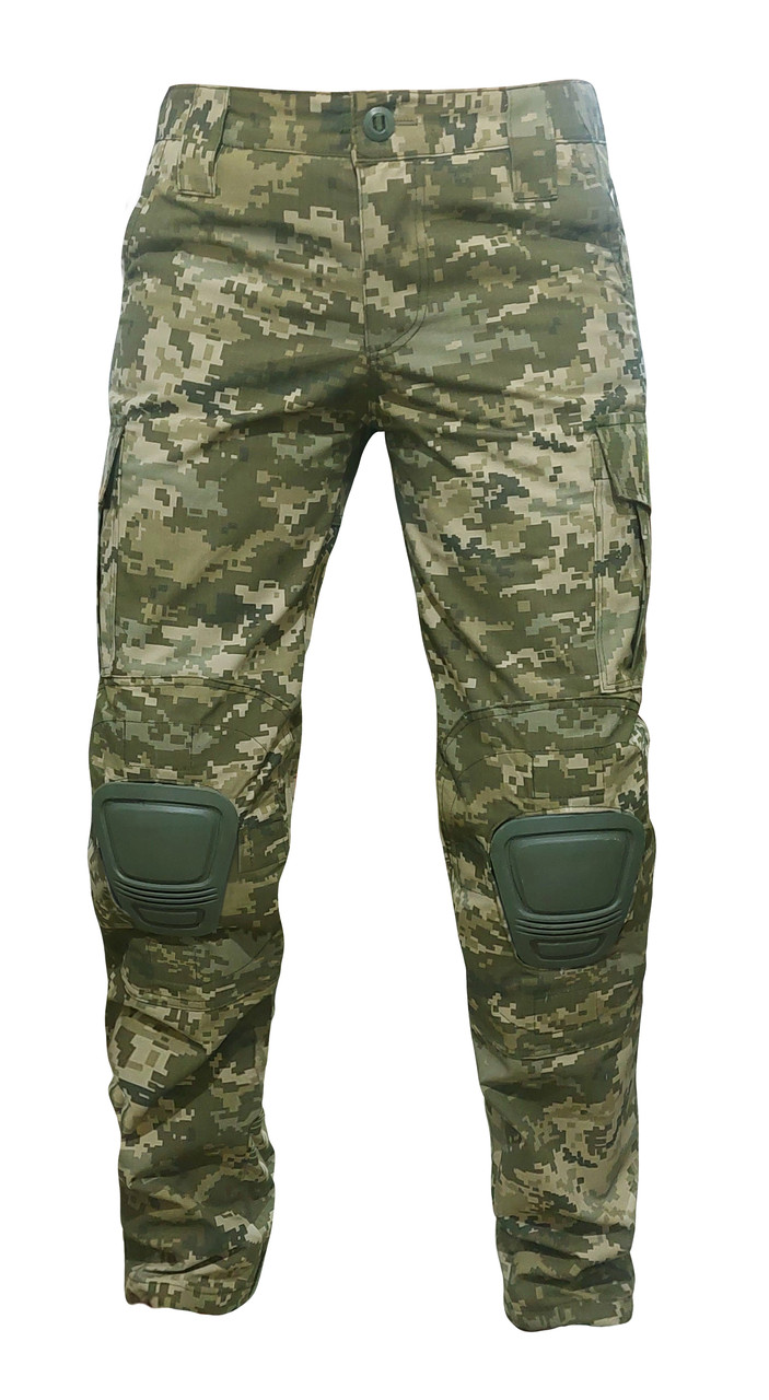 Тактичні штани піксель з наколінниками літні штани військові штани піксель
