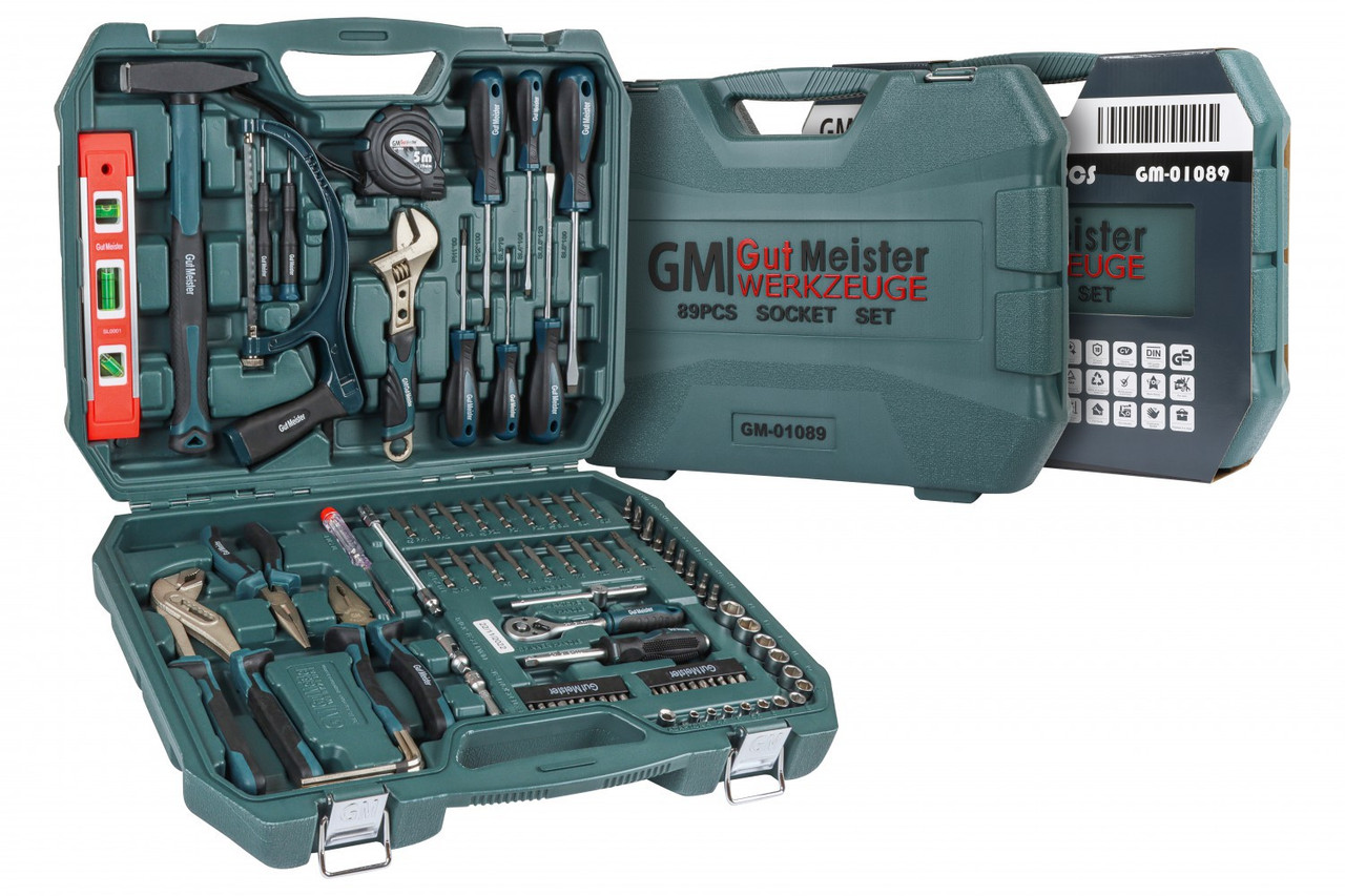Набір інструментів Gut Meister 89 pcs.Нова преміум лінійка