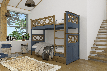 Ліжко двоярусне Мальта Mebigrand 80х200 см, фото 7