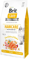 Сухой корм для кошек требующих ухода за кожей и шерстью Brit Care Cat GF Haircare Healthy & Shiny Coat 7 кг