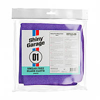 Набір із двох фібр для чищення скла Shiny Garage Smear Free Glass Cloth