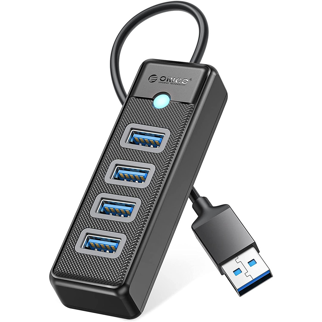 USB-хаб Orico 4-портовый USB 3.0 с кабелем 5 Гбит/с с кабелем Быстрая ...