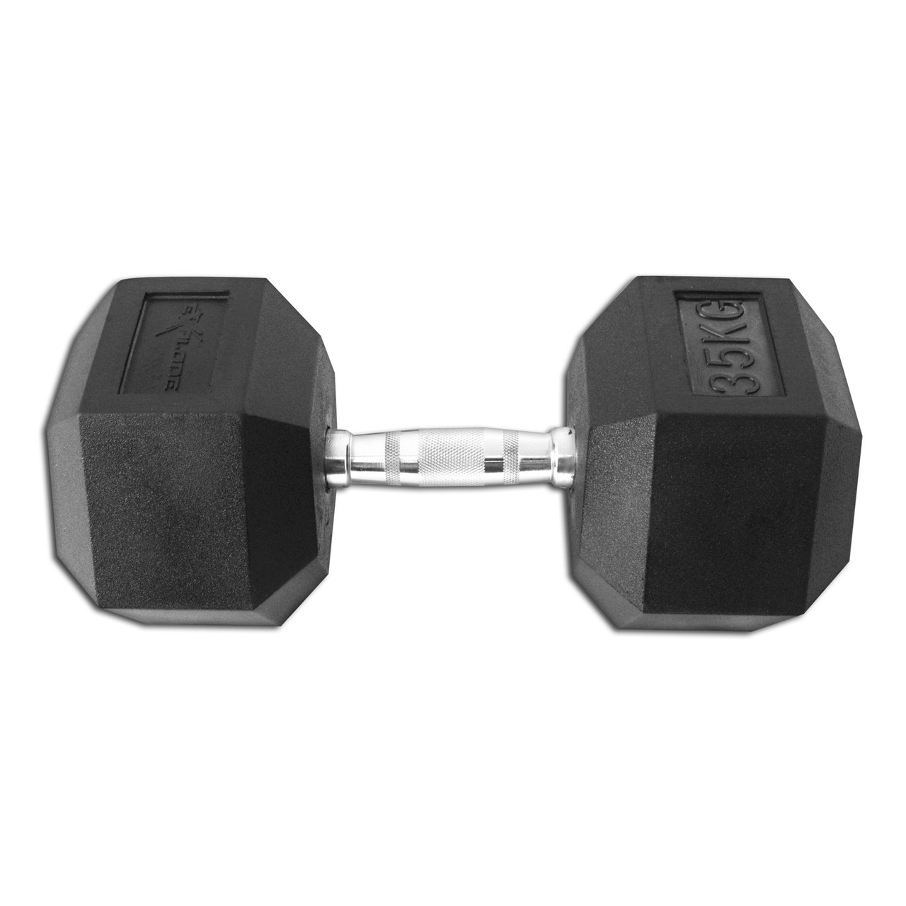 Гантель гексагональна гумова Explode PD-108-35 35 кг