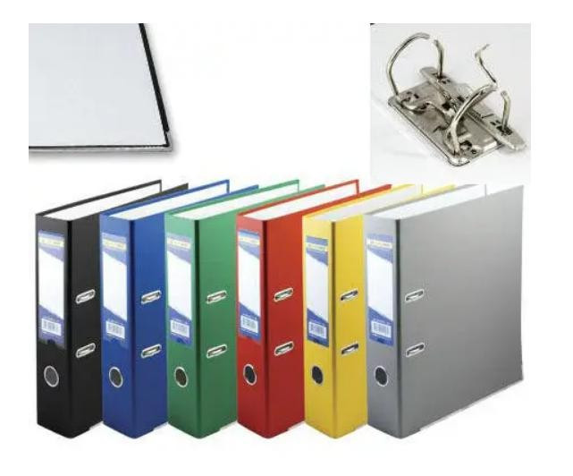 Папка реєстратор А4 різні кольори | папка сегрегатор А4 70мм |, фото 1