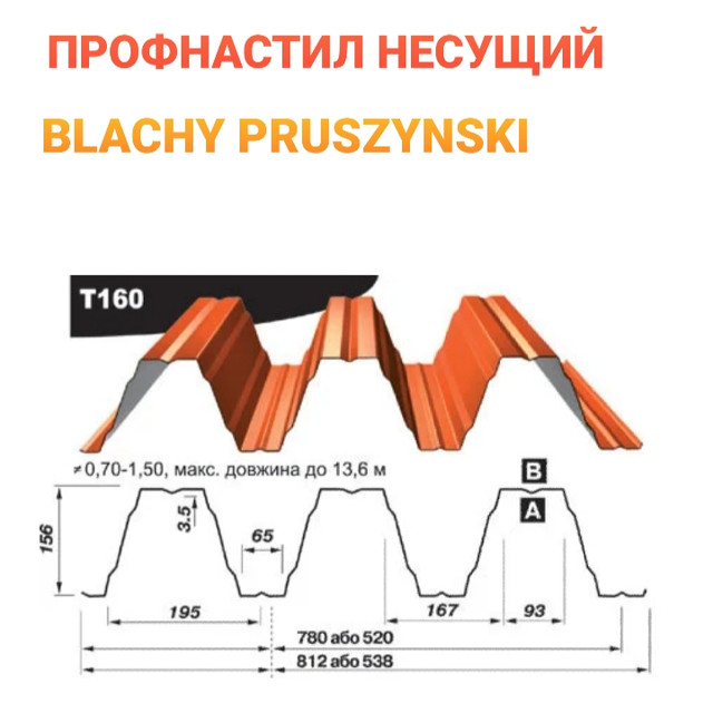 Профнастил Т 160 У 1 t160-kresl