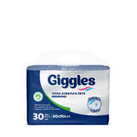 Пелюшки для малюків Giggles 60х90 см 30 шт (8680131202034)