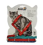 Поводок+шлея AnimAll на блистере для кота, 10х1200 мм (Колір уточнюйте!), фото 5