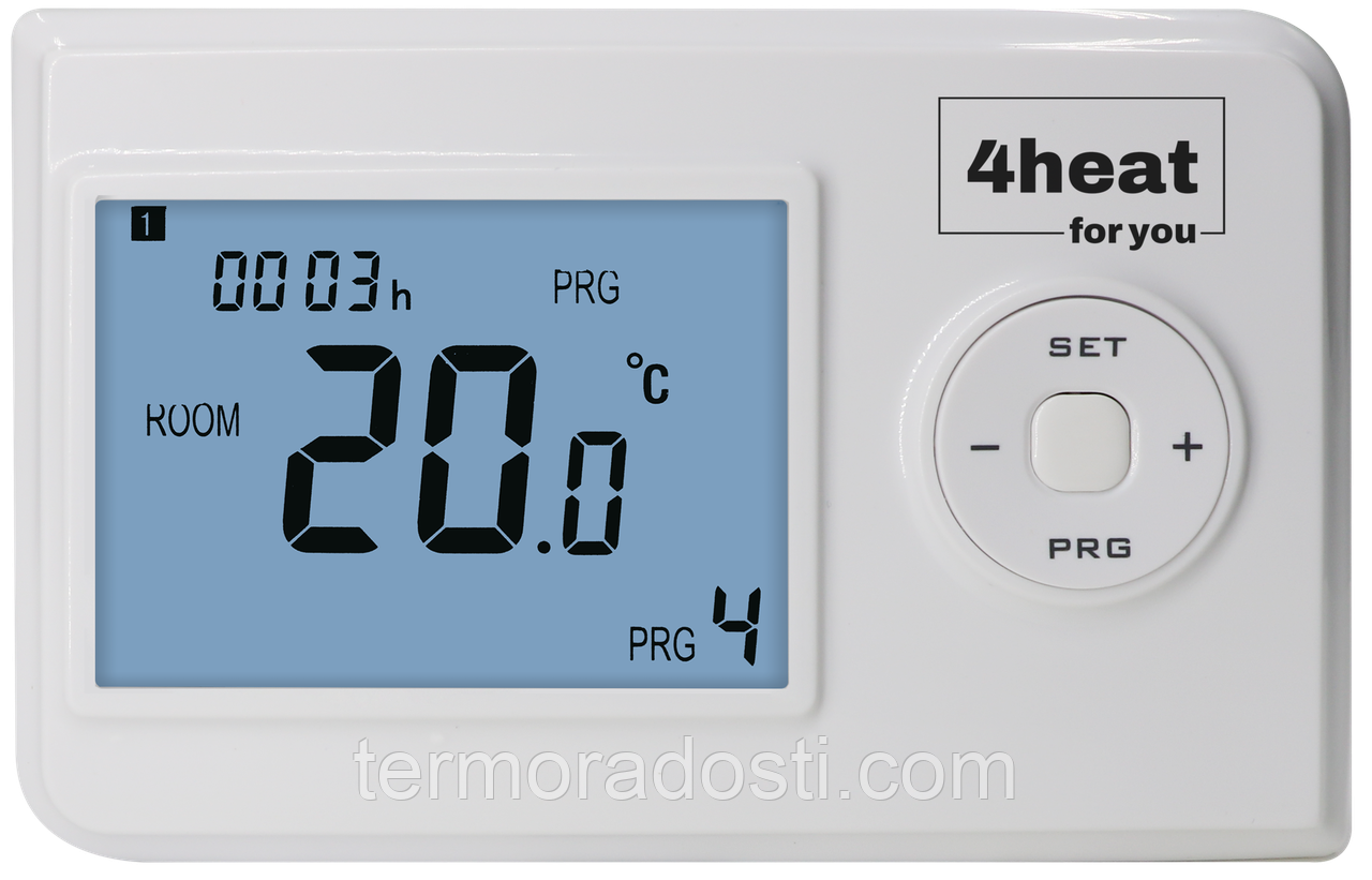 Бездротовий WiFI терморегулятор водяної підлоги 4HEAT WT-02 Sender