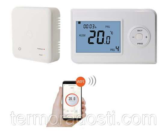 Бездротовий WIFi терморегулятор для котла 4HEAT WT-02