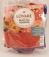 Чай у пакетиках чорний Ловаре Асорті Lovare Black Tea Assorted 50 шт по 2 г у конверті