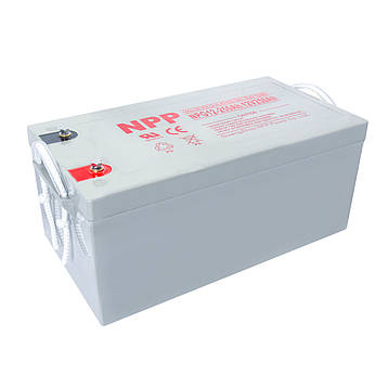 Гелева (GEL) акумуляторна батарея NPP 12V 250Ah (3000W*h), фото 1