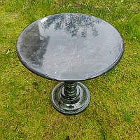 Журнальный столик круглый (высота 48 см, мрамор) - круглый стол из мрамора