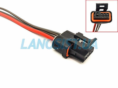 Роз'єм проводки генератора Ланос Україна, фото 1