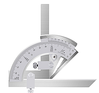 Угломер нониусный модель тип-2 (0-360°) 2 1005 ( УН-127 ) LINKS (сертификат ISO 9001)