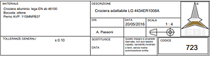 Хрестовина барабана для пральної машини LG 4434ER1008A EBI 723, фото 5