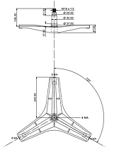 Хрестовина бака для пральної машини LG 4434ER1004B EBI COD.726, фото 4