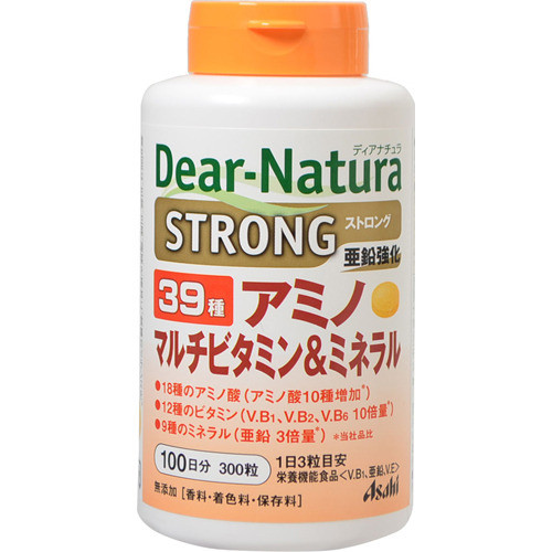 Dear Natura STRONG японські вітаміни та мінерали, амінокислоти (39 компонентів), 300 таблеток