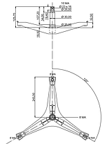 Хрестовина бака для пральної машини Samsung DC60-00078A EBI COD.739, фото 5