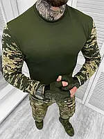 Боевая тактическая рубашка олива, Военная кофта убакс пиксель одежда весна лето камуфляж со скидкой