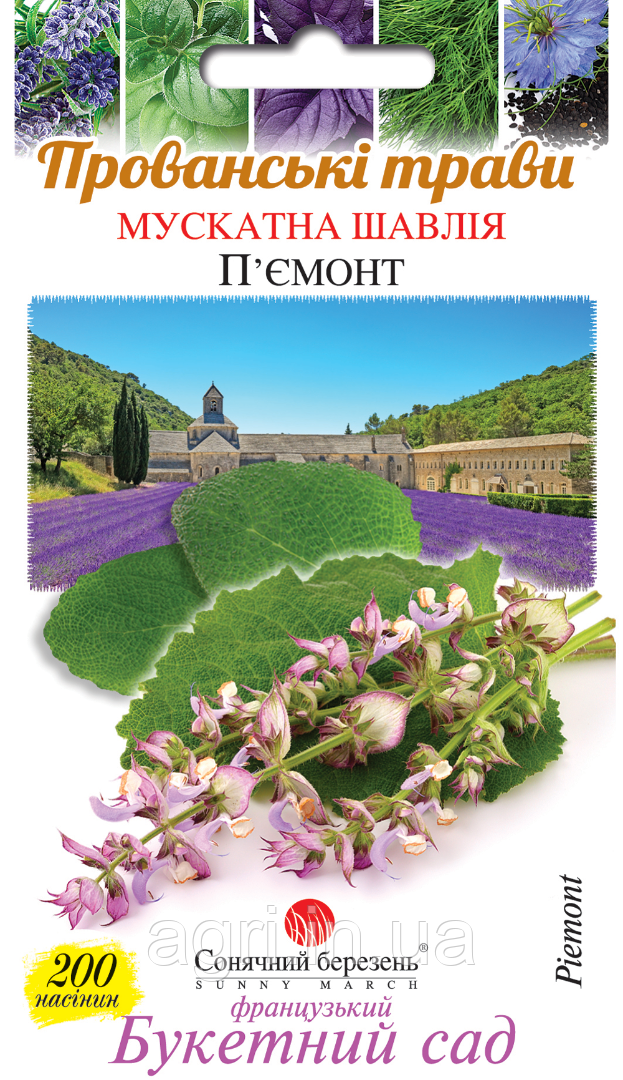 Шавлія мускатна П'ємонт, 200шт