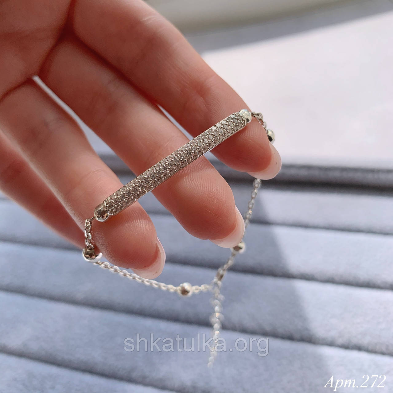 Срібний браслет, фото 1