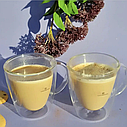 Набір термочашок скляних із подвійними стінками 2 шт. 220 мл Edenberg EB-19541/Кашки для кавомашини, фото 4