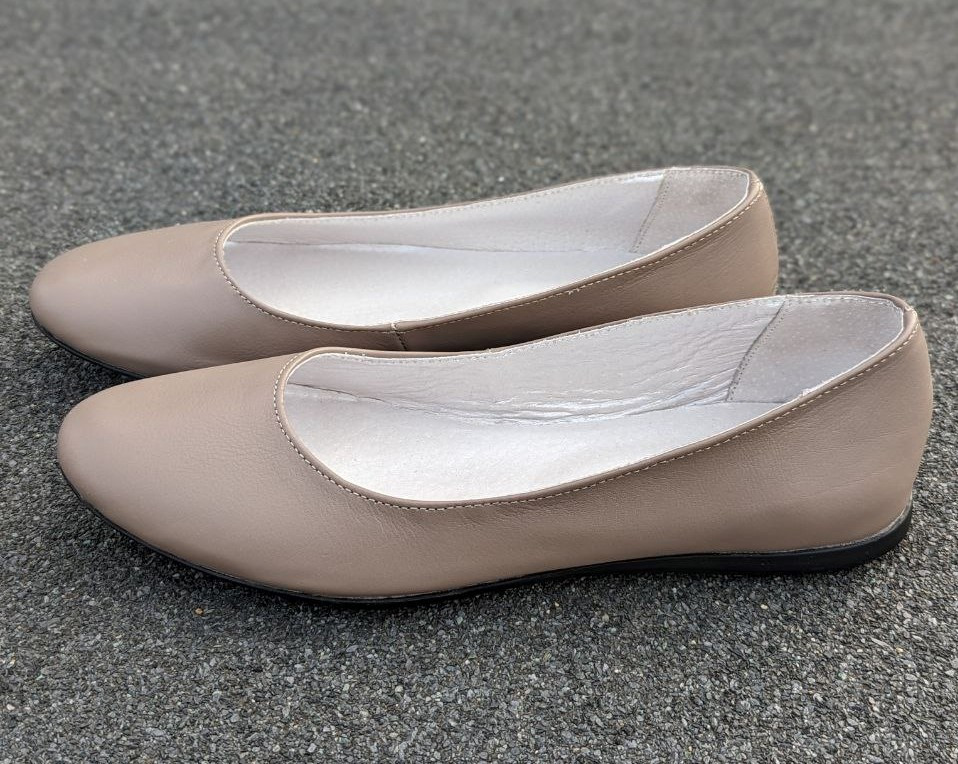 STTOPA Розміри 40-44. Балетки великих розмірів із натуральної шкіри. 162-4044-1 Бежеві, фото 1