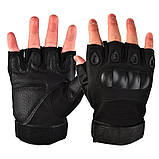 Тактичні рукавички без пальців для самооборони та самозахист "Tactical Combat Gloves-2", фото 3