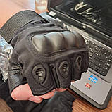 Тактичні рукавички без пальців для самооборони та самозахист "Tactical Combat Gloves-2", фото 9