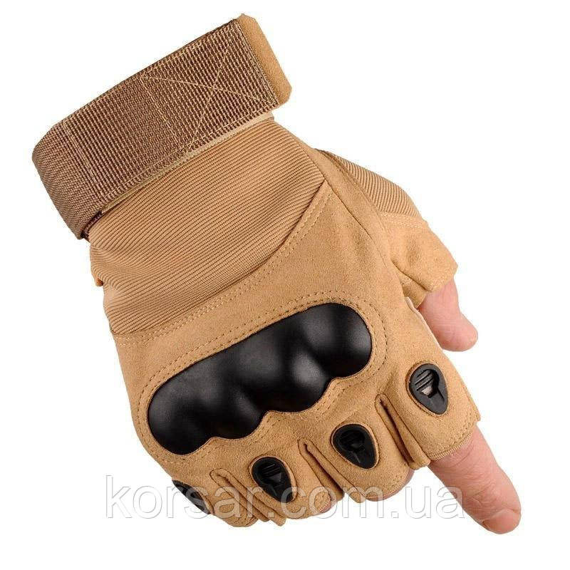 Тактические перчатки без пальцев для самообороны и самозащиты "Tactical Combat Gloves-2" - фото 9 - id-p1824298683