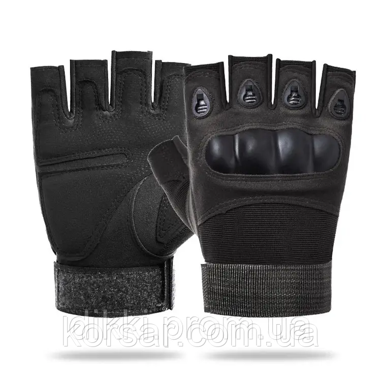 Тактические перчатки без пальцев для самообороны и самозащиты "Tactical Combat Gloves-2" - фото 10 - id-p1824298683