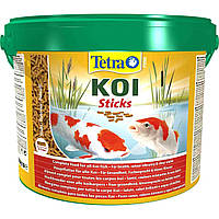 Корм для ставкових риб Tetra Pond Koi Sticks 10 л /1,5 кг палички плавальні для коропів Кої