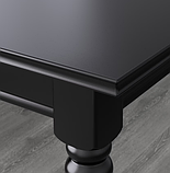 INGATORP Розкладний стіл, чорний,155/215х87см, 902.224.07, фото 2