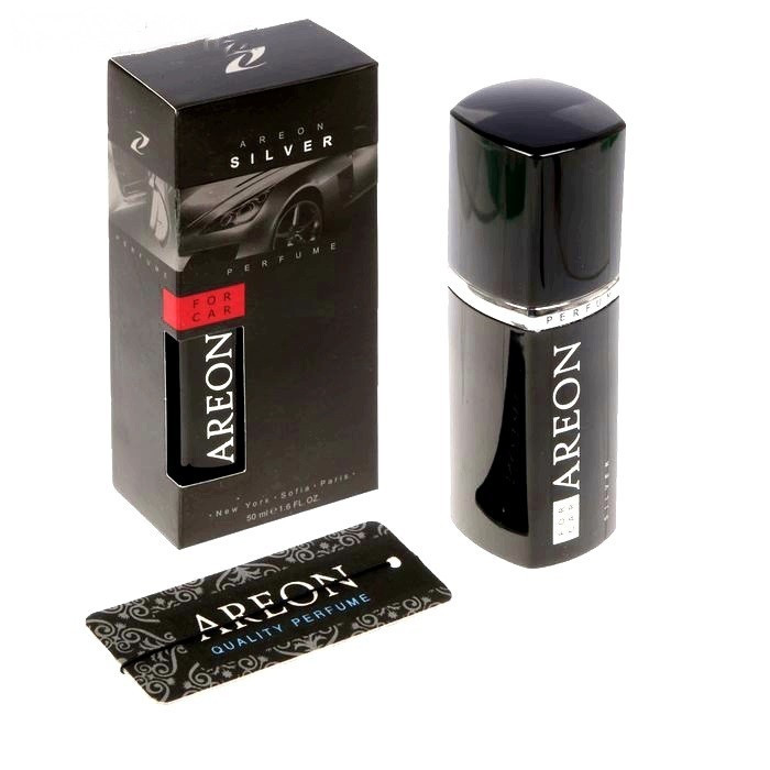 Ароматизатор для автомобіля Areon Premium Perfume Silver 50ml (парфуми)