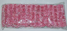 Трояндочка відкрита рожева 1,5 см пачка 144 шт