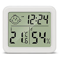 Цифровий термометр - гігрометр Uchef CX0813 з годинником, календарем та індикатором комфорту