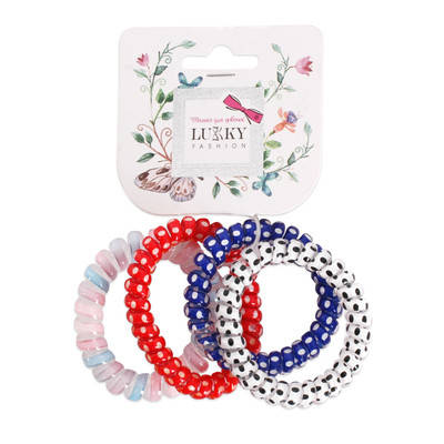 Резинки для волосся дитячі, набір із 4 гумок.