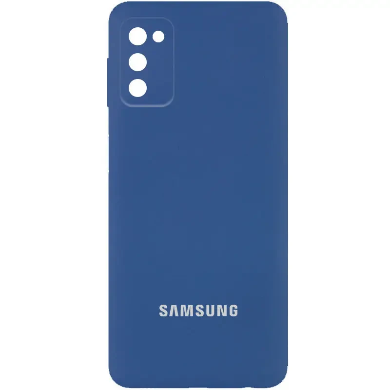 Чохол Silicone case для Samsung Premium A03S Azure (10) синій