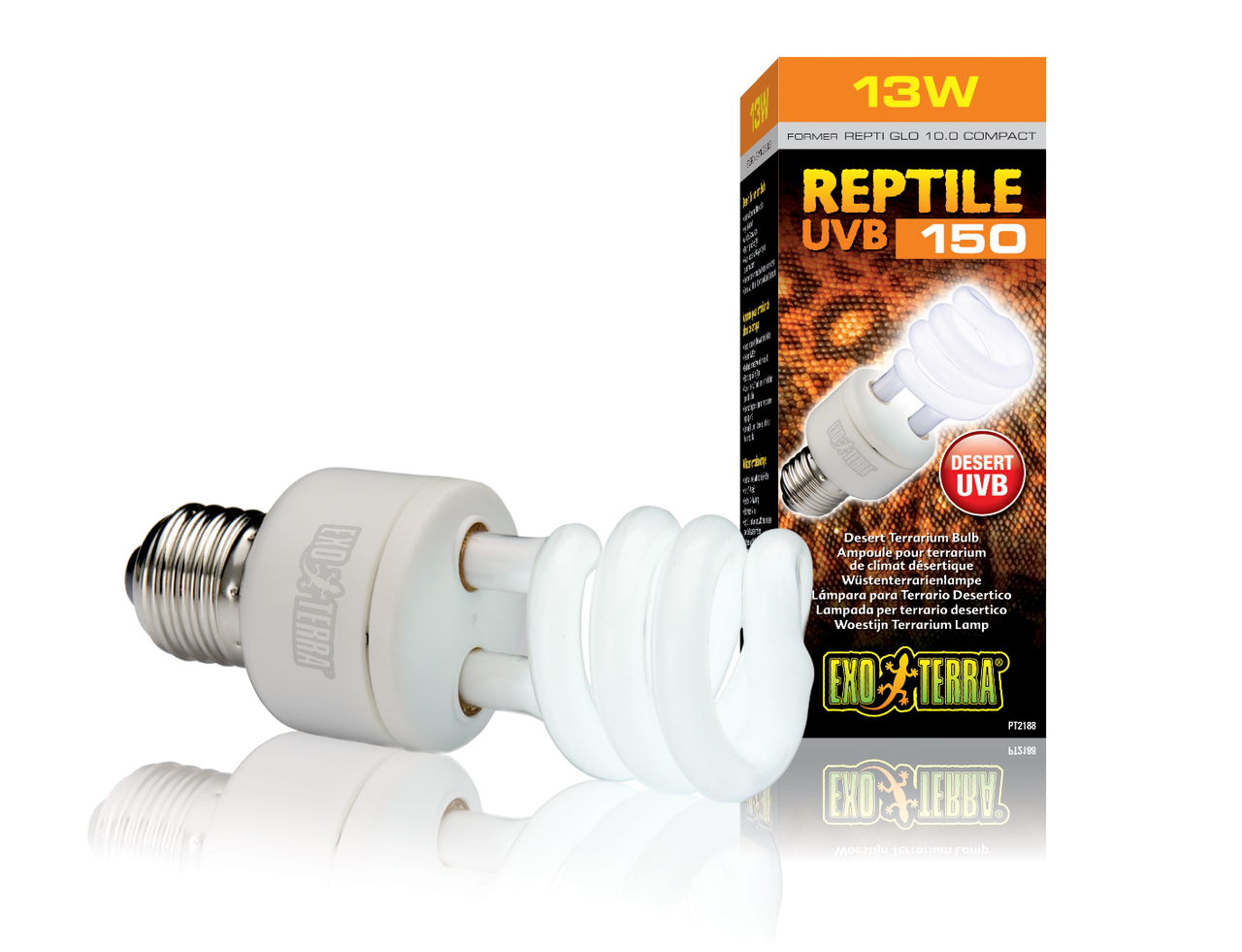 Ультрафіолетова лампа для тераріуму REPTI GLO UV-B 150 10.0 13W