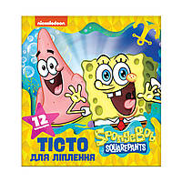 Тесто для лепки Набор из 12 цветов по 15 г ТМ "SpongeBob SquarePants"