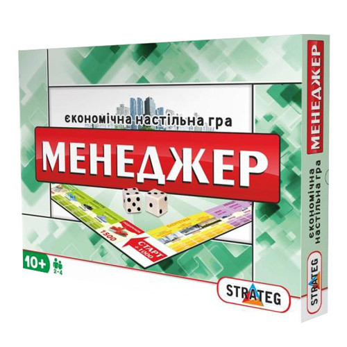 Настільна гра Strateg Менеджер українською мовою (30453)