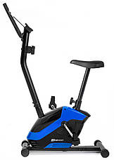 Магнітний домашній велотренажер Hop-Sport — 045H EOS blue вертикальний, максимальна вага користувача 120 кг, фото 3