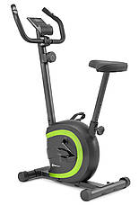 Велотренажер магнітний Hop-Sport HS-015H Vox зелений. Стаціонарний, домашній велосипедний тренажер, фото 2