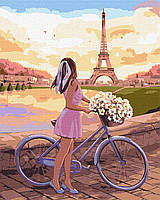 Набор для росписи по номерам картина по номерам "Романтика в Париже" 40х50см