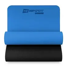 Килимок для фітнесу Hop-Sport, з TPE піни, синій. (183x61x0,6 см)