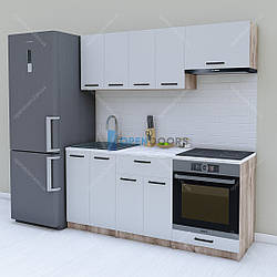 Компактна готова кухня 1.8 м, сучасний кухонний гарнітур 180 см Opendoors