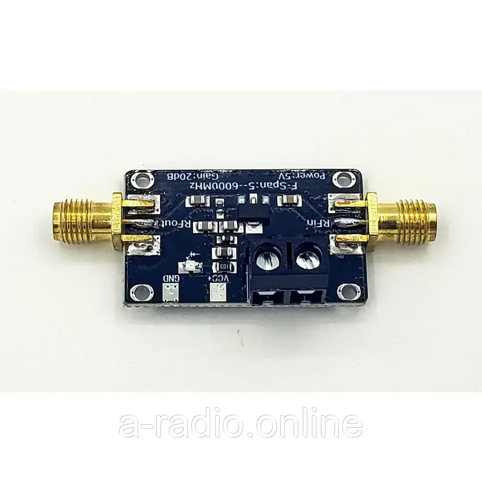 Малошумний підсилювач SBB5089 LNA МШП  50M-6GHz 20dB