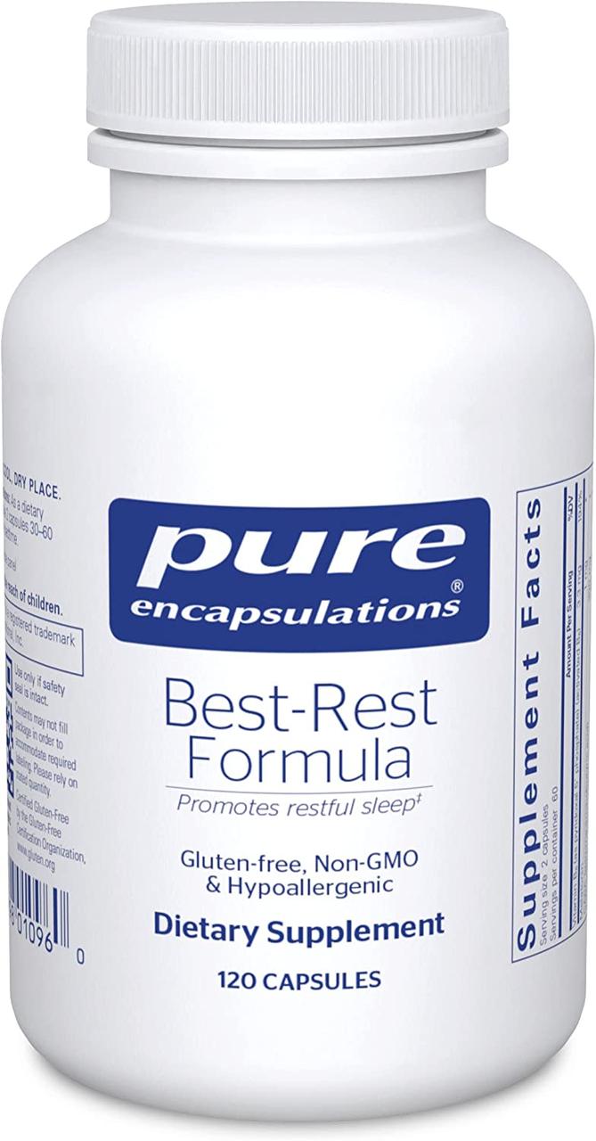 Pure Encapsulations Best-Rest Formula / Підтримка здорового сну з травами 120 капс