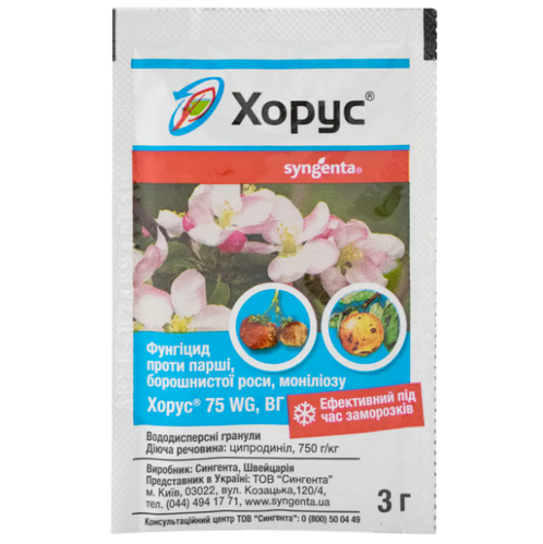 Купити Фунгіцид Хорус. 3 г Syngenta, ціна 35 грн - Prom.ua (ID# 1824369951)